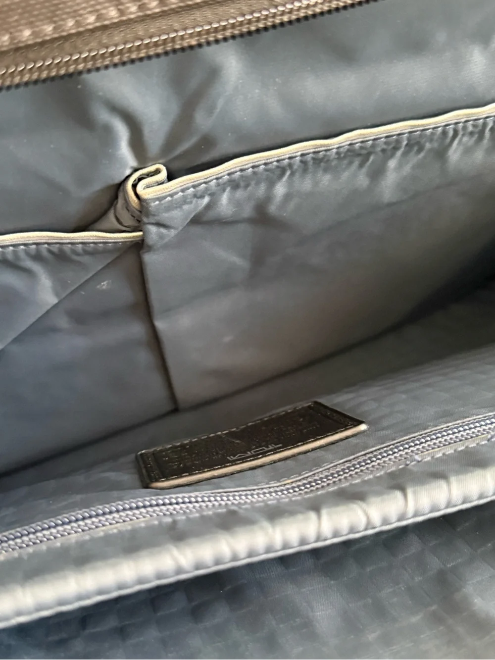 Tumi Black Men's Laptop Briefcase with Shoulder Strap